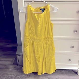 RL Lauryn bright yellow dress